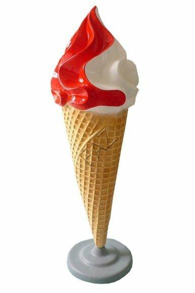 XXL ice cream parlor advertising stand figure for garden/shop B377a