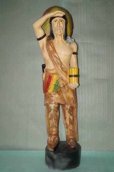 Colorful decorative indian figure decorative sculpture statue 157cm length