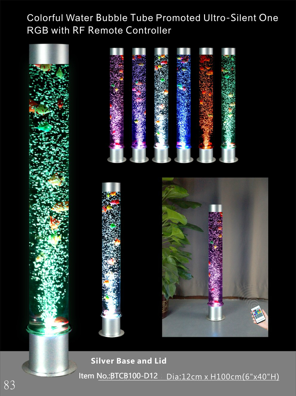 RGB Led Water Column Water Column Bubble Column Led Color Water Column Illuminated