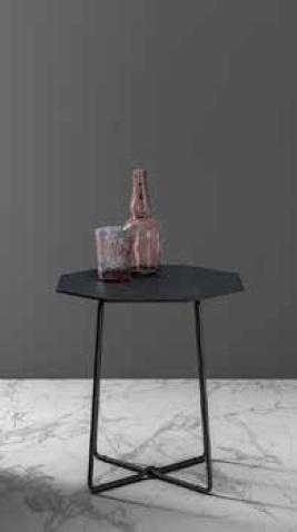 Side table stainless steel side table table living room coffee tables matt black