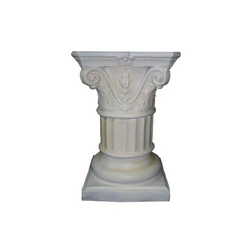 Antique corinthian column style decorative pillar figure statue 53 cm height (C21)