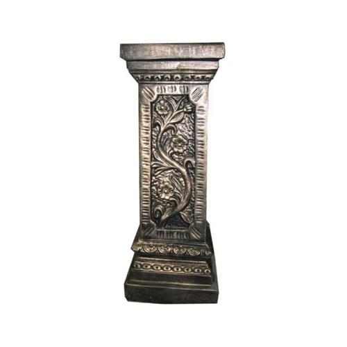 Rectangular decorative pillar figure statue in antique column style 67 cm height (C22)