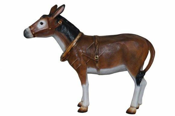 Designer brown horse figurine decorative sculpture statue 155cm length