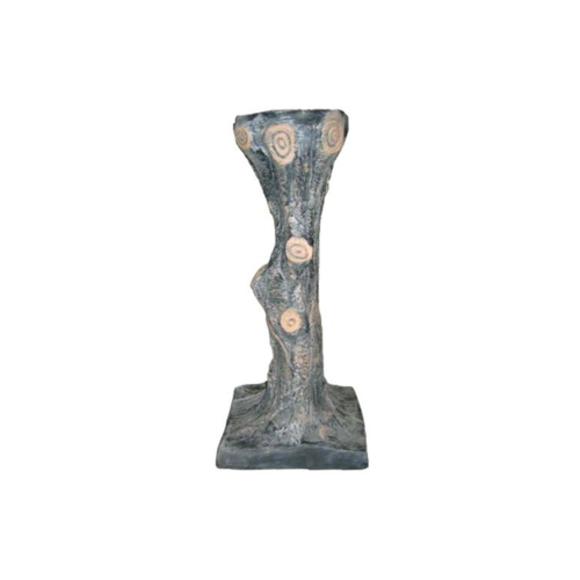 Abstract decorative stand figure in dark tones colored 71cm