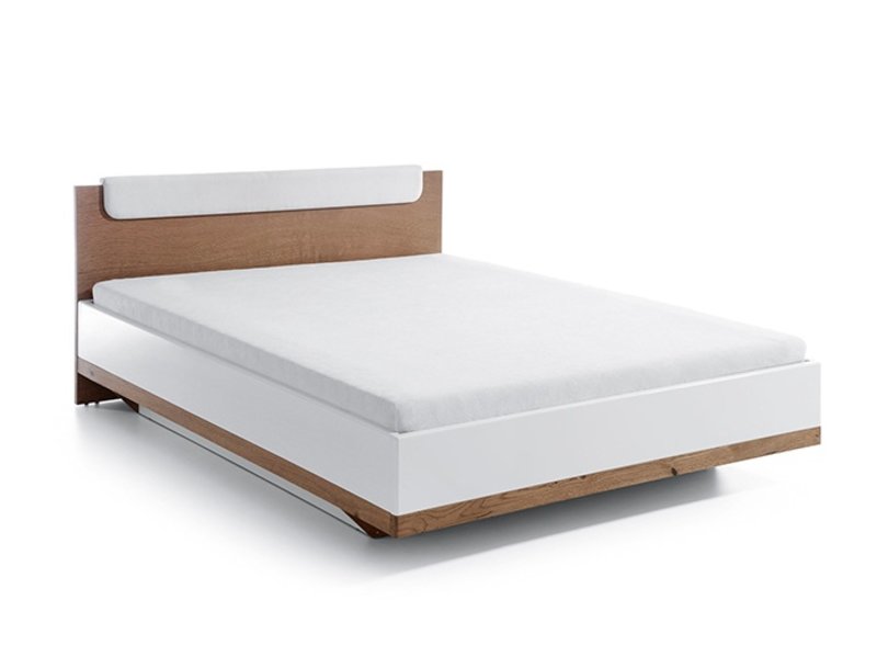 Modern style made of real wooden frame double bed - Model CM-B1
