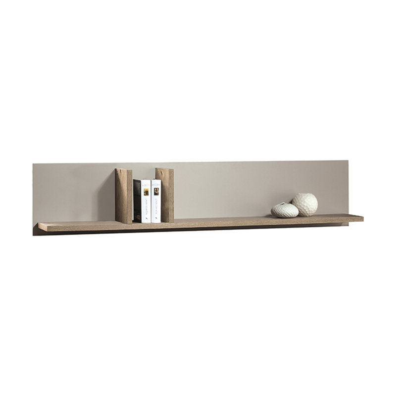 Modern style real wooden wall shelf - model CM-P1
