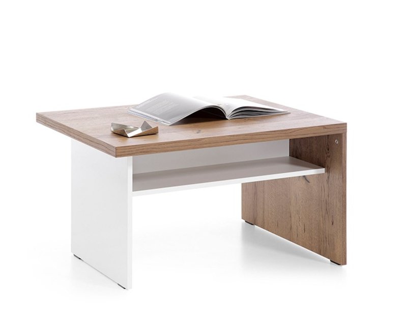 Classic style made of real wooden coffee side table, model - CM S3