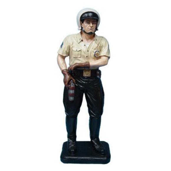 American policeman figure decorative standing sculpture 105cm