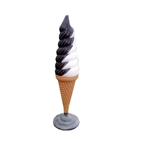 Decorative sculpture designed as creame & chocolate ice-cream figure 200cm height