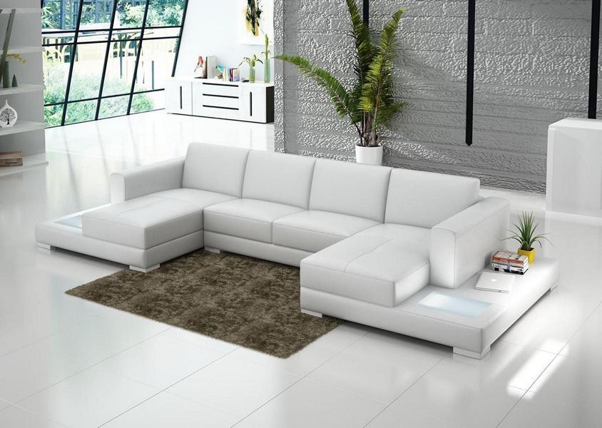 Corner Corner Sofa U Shape Living Sofa Couch Upholstery Set Fabric Sofas Leather