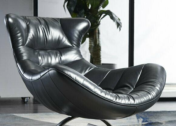 Armchair Design Couch Sofa Seater Leather Lounge Club Upholstery Luxury Ears Seat