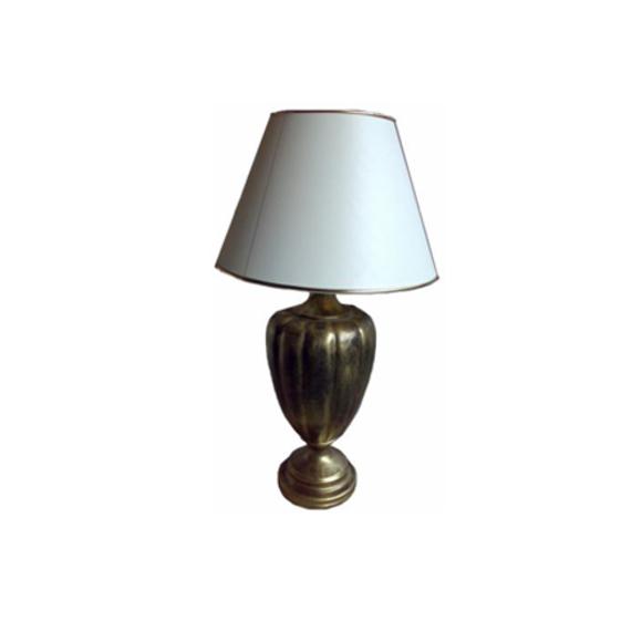 Bronze colored lamp in classic style with natural obsolescence imitation 44cm L52