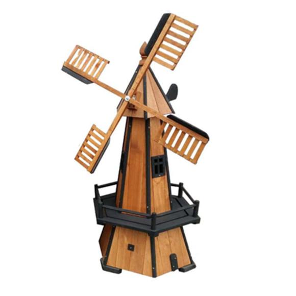 Decorative traditional sculpture designed as a colorful mill 127cm