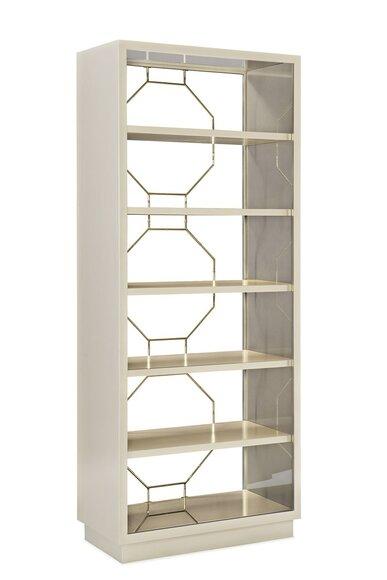 Shelf Partition Shelves Sideboard Display Cabinet Stainless Steel Wood Luxury Furnishings Furniture