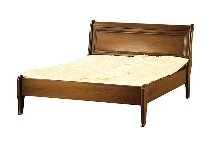 Bedroom classic massive wooden double bed - Model N-Bett P 160x200 - 180x200