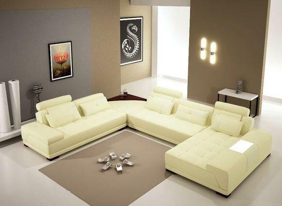 Corner Sofa Couch Upholstery Leather Set Corner Living PH376 Uform