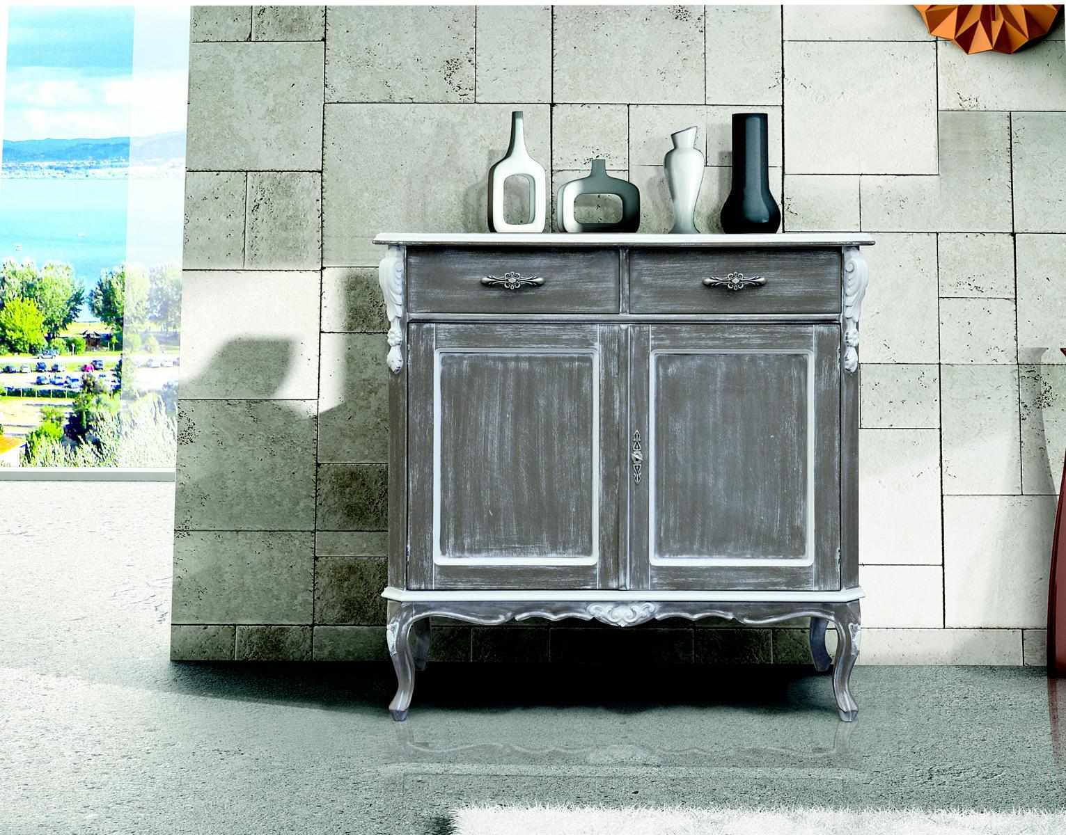 Furniture Luxury Classic Baroque Chest of Drawers Sideboard Dresser Cupboard Shelf Italy Furniture