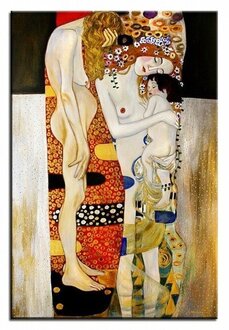 GUSTAV KLIMT Oil Paintings Canvas Oil Painting Picture Pictures 60X90 Abstract Immediately