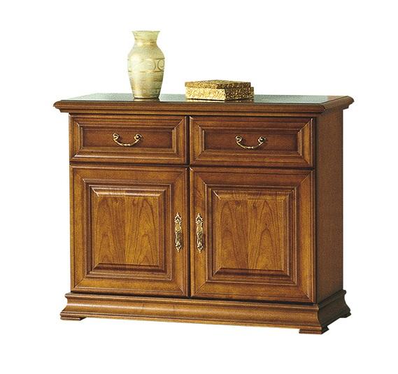 Classic wooden sideboard with 2-swing doors & 2-sliding drawers - model - R-K2