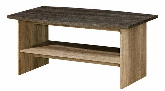 Coffee table 120 x 55 cm cm living room table design side table brown oak R12