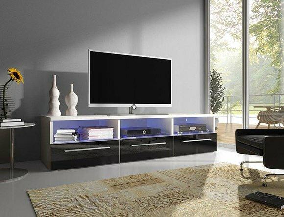 TV Led TV cabinet RTV Sideboard TV Wall High Gloss Lowboard Base Unit R-TV 2