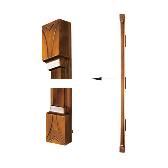 Classic pillars fininsh set for cabinet wall system SE-STAN pillars
