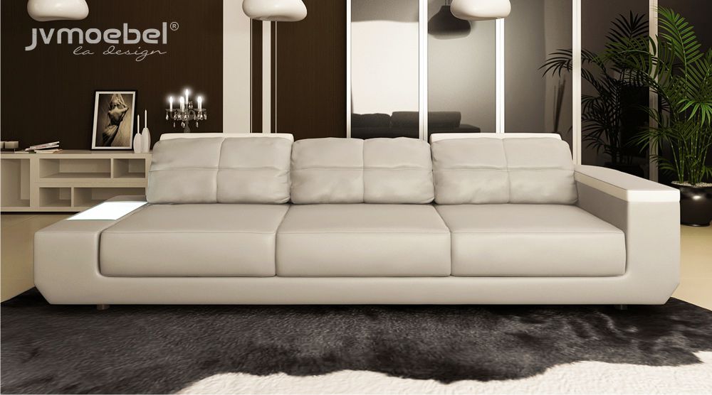 Sofa 3-piece Sofas Luxury Faux Leather Couches Big Upholstery Designer Furniture Three Seater