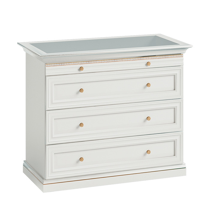 Classic Chest of Drawers Chest of Drawers Glass Model V-K-G Chest of Drawers New
