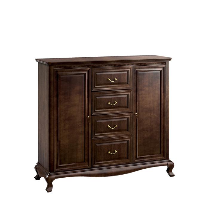 Classic Chest of Drawers Real Wood Cabinet Solid Wood Handmade V-Ksz