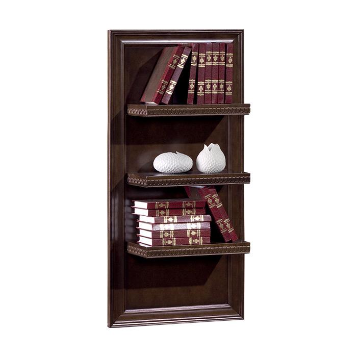 Living Room XXL Bookcase Solid Wood 131cm Shelf Shelves CD DVD Books