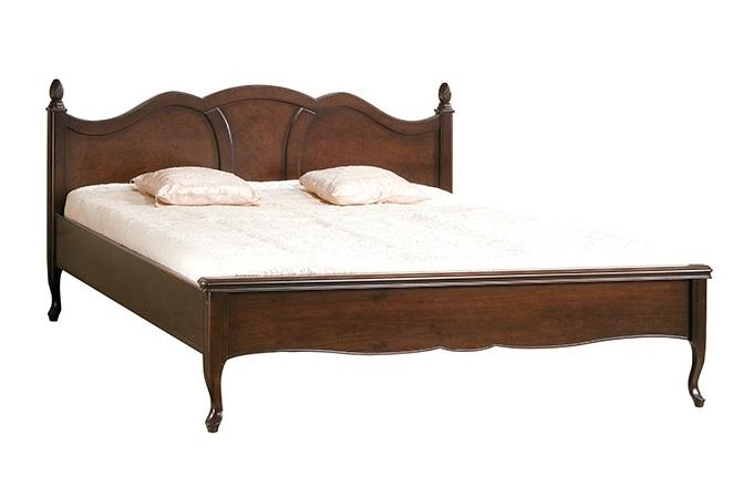 Bedroom wooden double bed in antique style italian furniture classic wersal collection Model W-Bed F 160x200 - 180x200