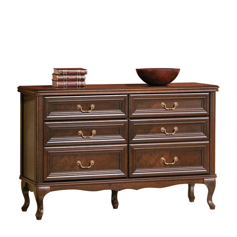 Living/dining room wooden chest of 6-sliding drawers italian furniture classic wersal collection model W-K2sz