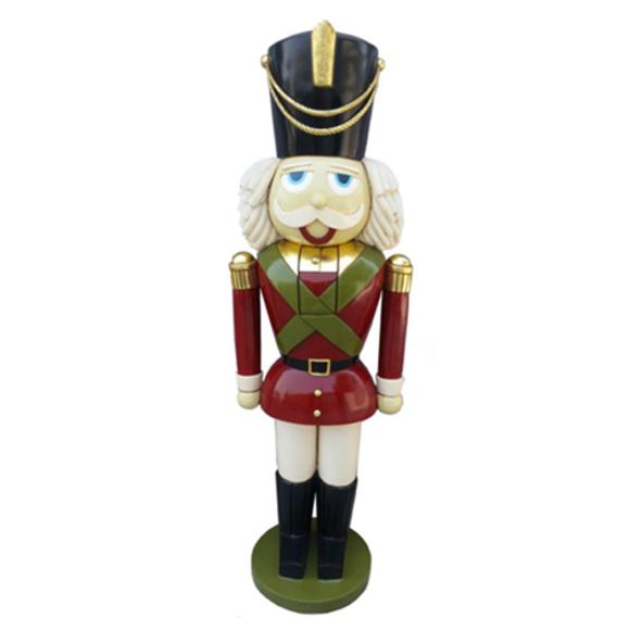 Decorative garden sculpture designed as nutcracker figure 180cm height