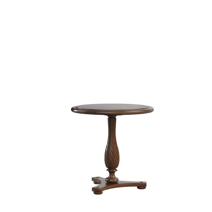 Classic style round wooden table italian furniture prato collection Model ZB-3