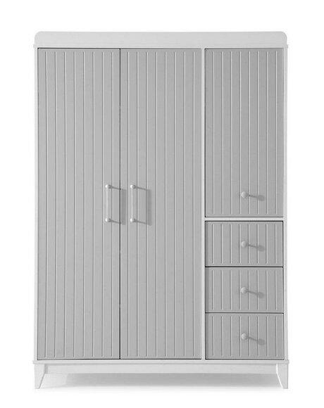 Modern children\'s room Luxurious wardrobe in grey with plenty of storage space