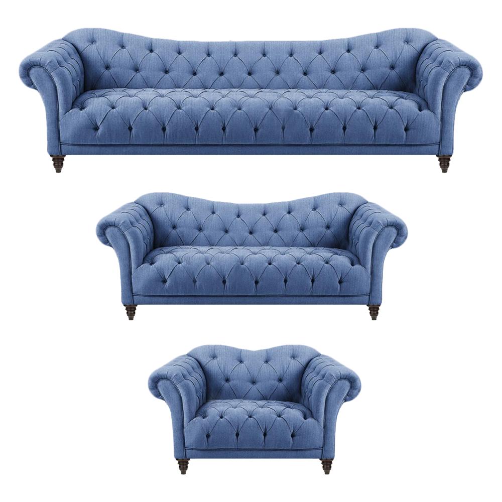 Chesterfield sofas couch luxury living room sofa set upholstered furniture new