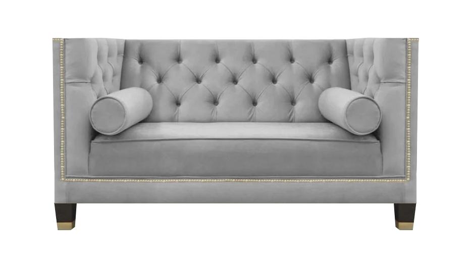 Chesterfield designer sofa two seater couch living room luxury furnishings