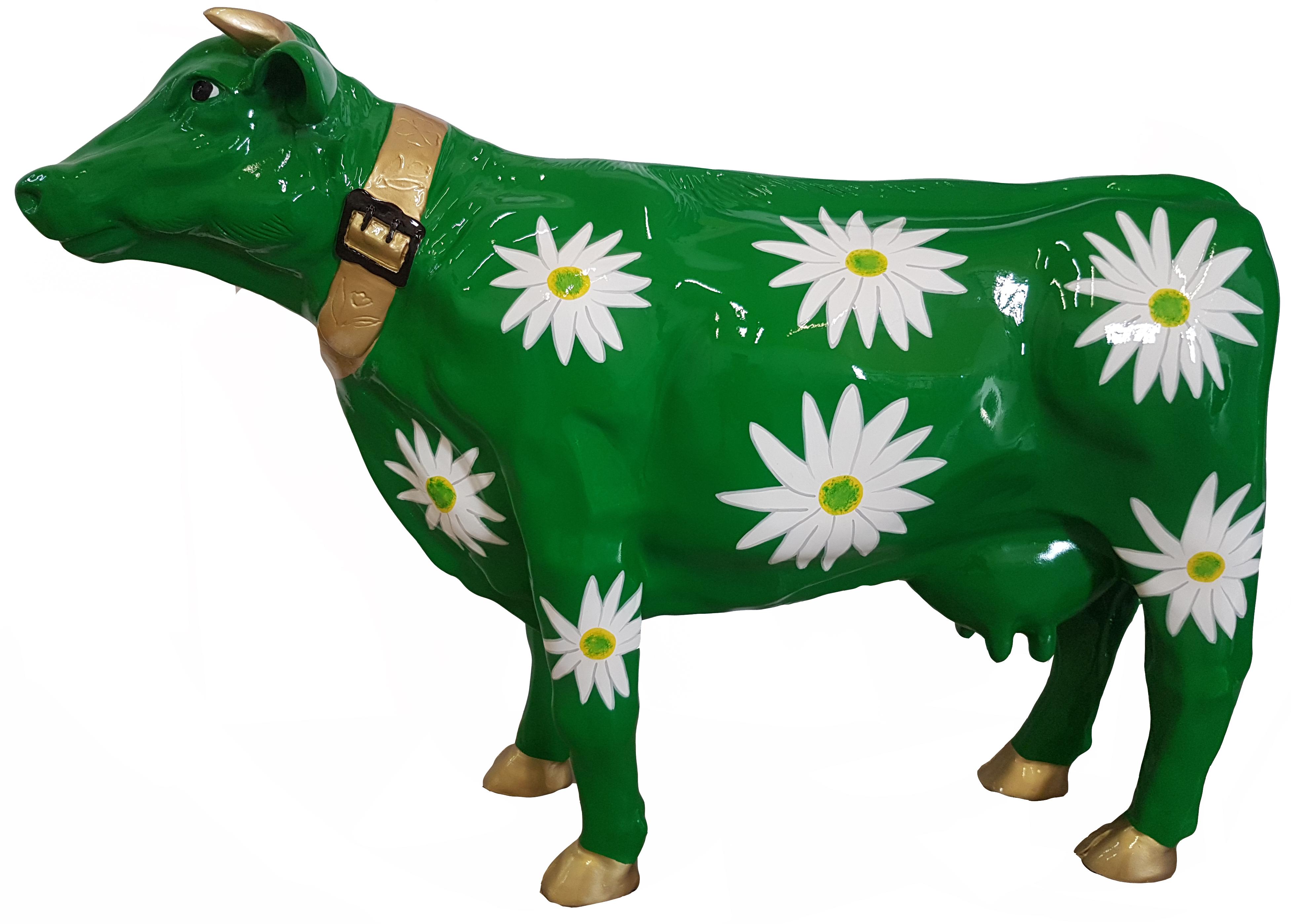 Designer Abstract Modern Figure Of A Cow Plastic Deco Garden Sculptures