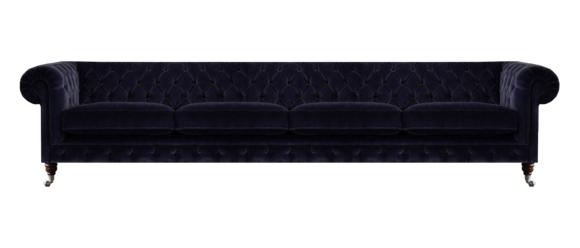 Neu Viersitzer Sofa Couch Polstermöbel Wohnzimmer Polster Textil Chesterfield