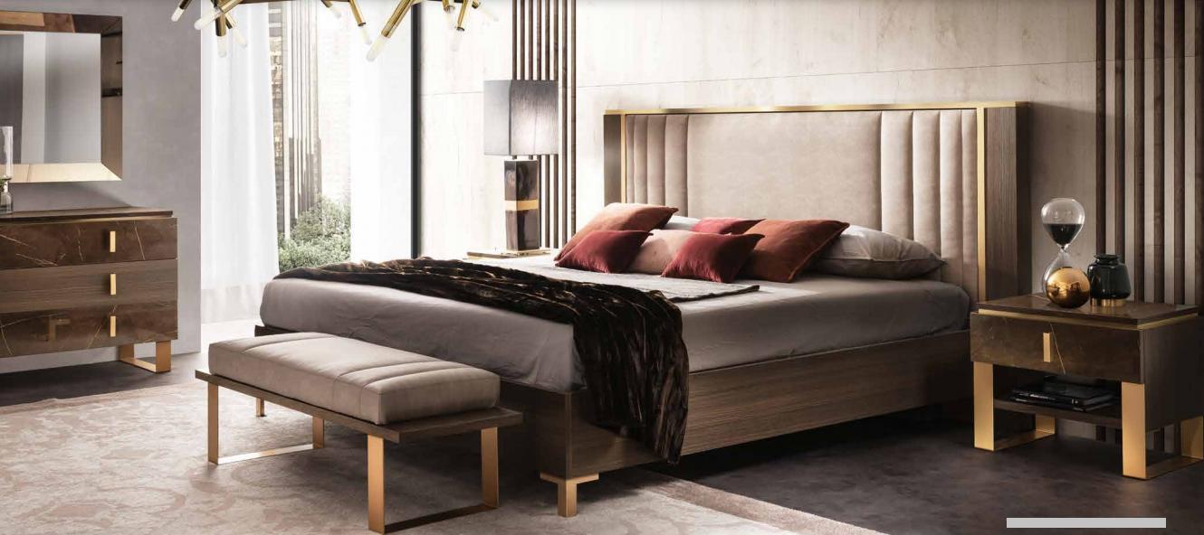 Luxury Bedroom Bed Double Bed Modern Wood Leather Upholstered Beds Bedstead