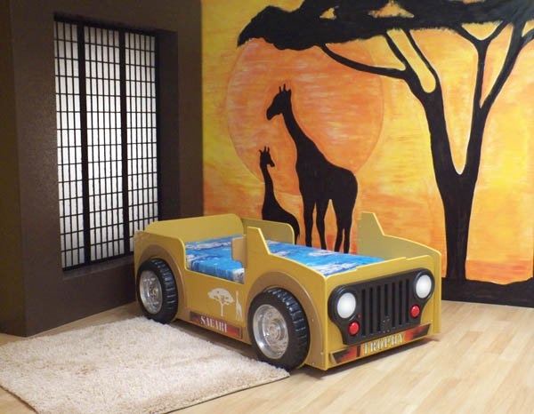 Bed with Mattress Cot Youth Bed Jeep Car Bed Beds SAFARI