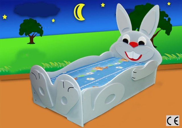 Cot Youth Bed Beds with Mattress Bunny