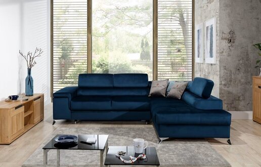 Sofas L Shape Sofa Couch Upholstery Living Area Design Corner Sofa Textile New Immediately