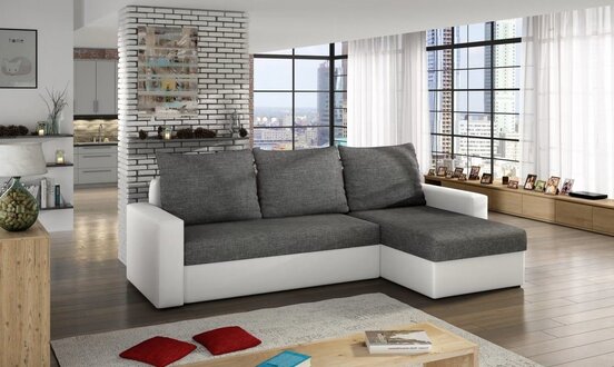 Design Corner Sofa Bed Bed Function Textile Couch Upholstery Sofas Fabric Immediately