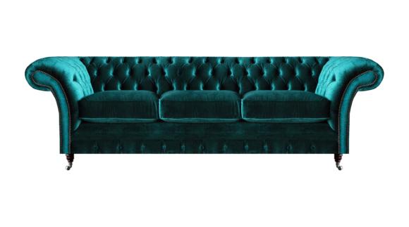 Chesterfield Sofa Dreisitzer Couch Polstermöbel Wohnzimmer Neu Möbel