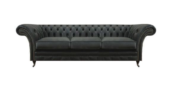 Wohnzimmer Polstermöbel Chesterfield Dreisitzer Sofa Textil Neu Einrichtung