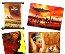 Africa & Egypt Paintings